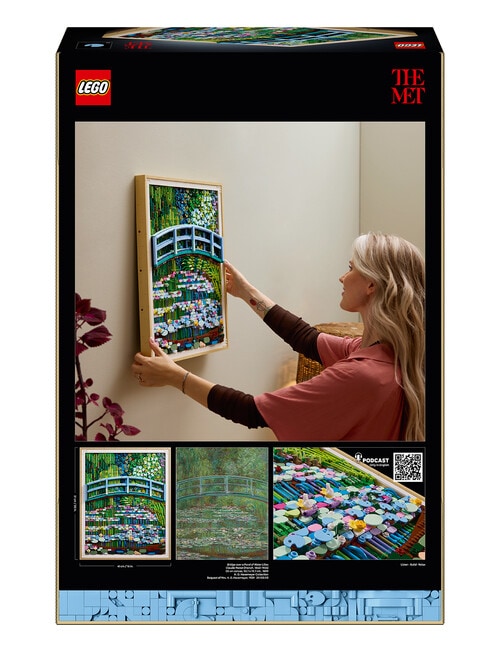 LEGO Art Claude Monet Bridge over a Pond of Wat, 31220 product photo View 13 L