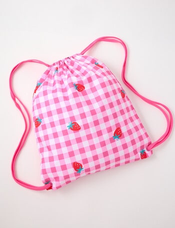 Wavetribe Strawberry Swim Bag, Pink product photo