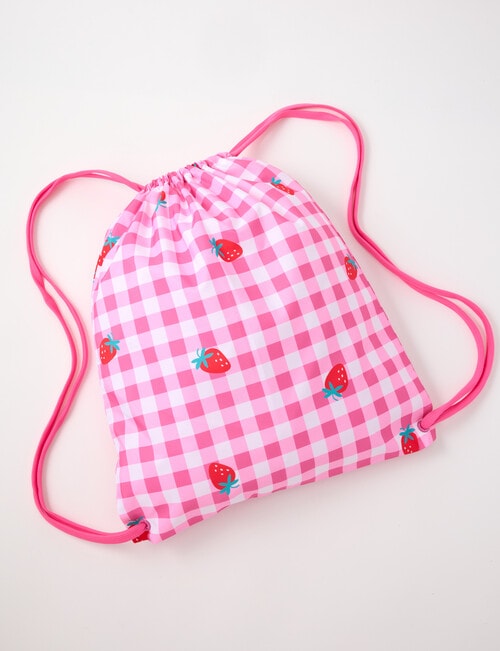Wavetribe Strawberry Swim Bag, Pink product photo
