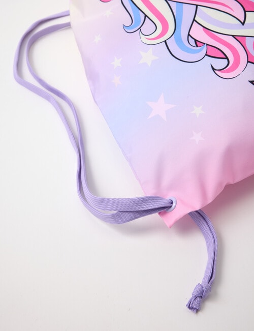 Wavetribe Unicorn Swim Bag, Purple product photo View 03 L