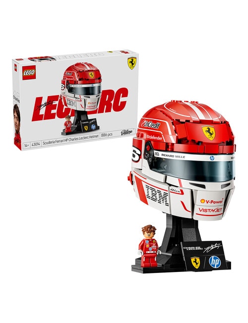 LEGO Scuderia Ferrari HP Charles Leclerc Helmet, 43014 product photo