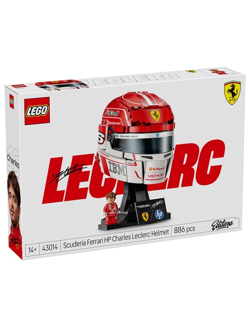 LEGO Scuderia Ferrari HP Charles Leclerc Helmet, 43014 product photo View 02 L