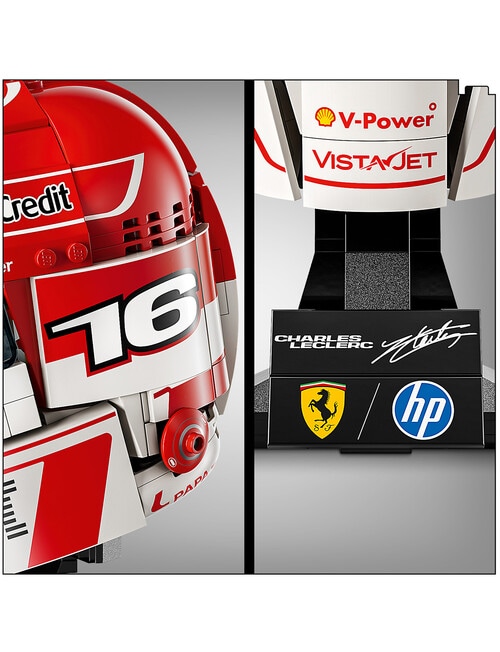 LEGO Scuderia Ferrari HP Charles Leclerc Helmet, 43014 product photo View 04 L