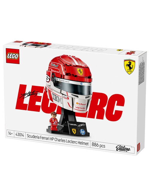 LEGO Scuderia Ferrari HP Charles Leclerc Helmet, 43014 product photo View 08 L