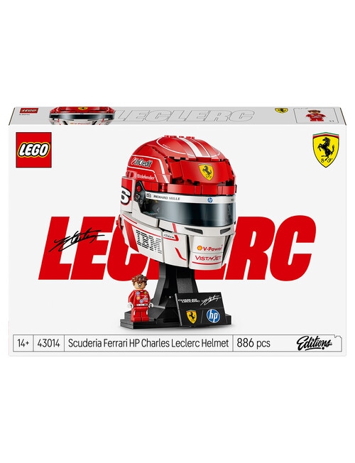 LEGO Scuderia Ferrari HP Charles Leclerc Helmet, 43014 product photo View 09 L
