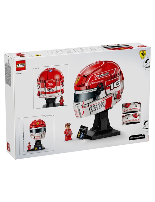 LEGO Scuderia Ferrari HP Charles Leclerc Helmet, 43014 product photo View 10 L