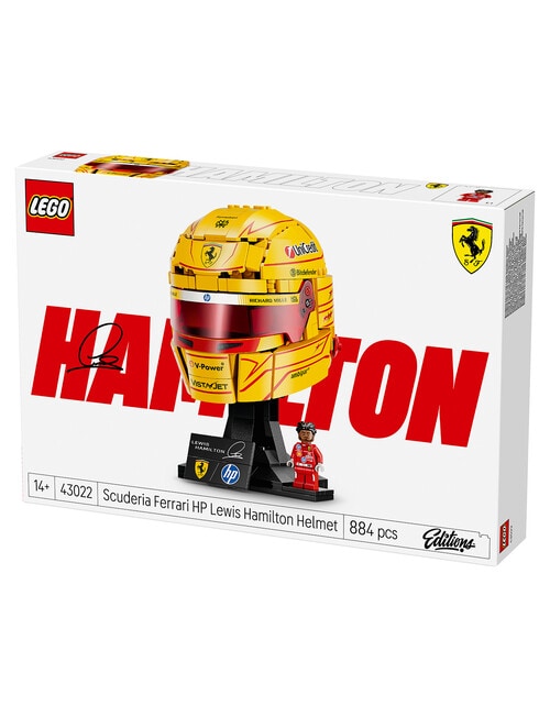 LEGO Scuderia Ferrari HP Lewis Hamilton Helmet, 43022 product photo View 10 L