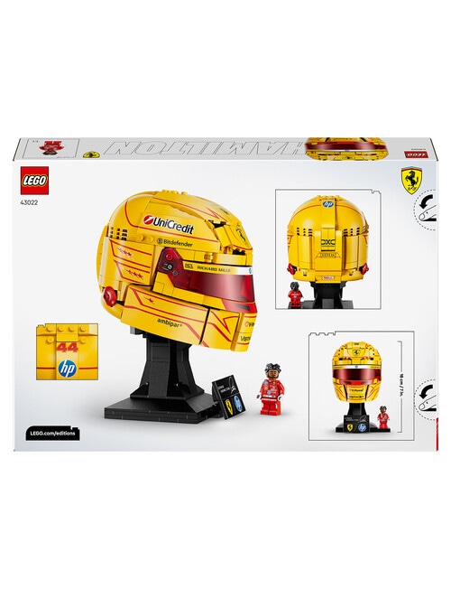 LEGO Scuderia Ferrari HP Lewis Hamilton Helmet, 43022 product photo View 12 L