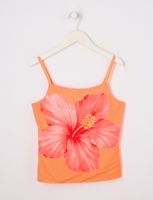 Switch Remi Hibiscus Singlet, Papaya product photo