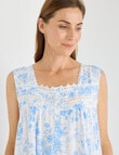 Ruby & Bloom Lace Trim Nightie, Blue Rose, 10-20 product photo View 04 S