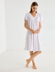 Ruby & Bloom Cap Sleeve Soft Touch Nightie, Pansy, 10-26 product photo