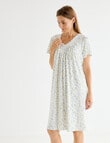 Ruby & Bloom Cap Sleeve Soft Touch Nightie, Bouquet, 10-20 product photo
