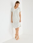 Ruby & Bloom Cap Sleeve Soft Touch Nightie, Bouquet, 10-20 product photo View 03 S