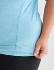 Superfit Curve Short Sleeve V-Neck Limitless Tee, Retro Blue product photo View 05 S
