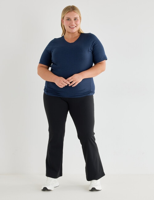 Superfit Curve Short Sleeve V-Neck Limitless Tee, Midnight product photo View 03 L