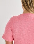 Superfit Curve Short Sleeve V-Neck Limitless Tee, Sugarcane product photo View 05 S