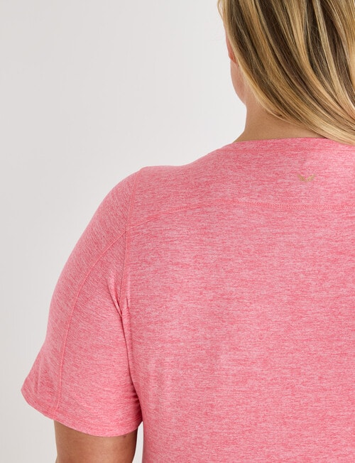 Superfit Curve Short Sleeve V-Neck Limitless Tee, Sugarcane product photo View 05 L