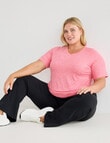 Superfit Curve Short Sleeve V-Neck Limitless Tee, Sugarcane product photo View 06 S