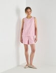 Denim Republic A-line Shorts, Pink product photo View 03 S
