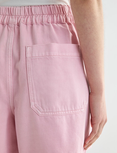 Denim Republic A-line Shorts, Pink product photo View 06 L
