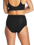 Ambra Thinvisible Waisted Brief, Black product photo View 03 S