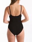 Ambra Thinvisible Underbust Bodysuit, Black product photo View 03 S
