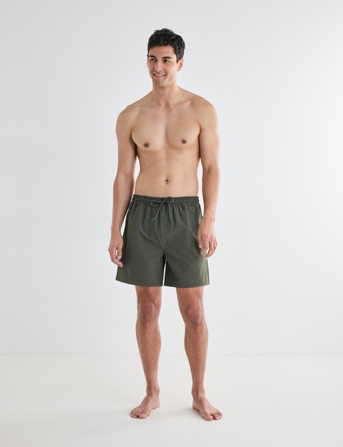 Gasoline Swimshort, Khaki product photo View 03 L