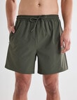 Gasoline Swimshort, Khaki product photo View 04 S