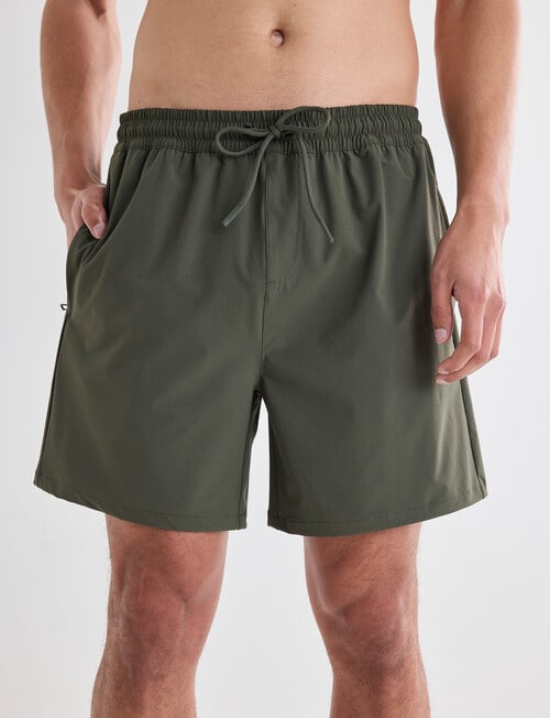 Gasoline Swimshort, Khaki product photo View 04 L