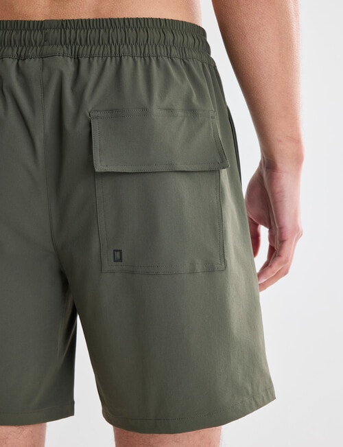 Gasoline Swimshort, Khaki product photo View 05 L