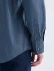 L+L Hexagon Long Sleeve Shirt, Navy product photo View 05 S