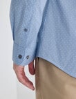 L+L Honeycomb Long Sleeve Shirt, Blue product photo View 06 S