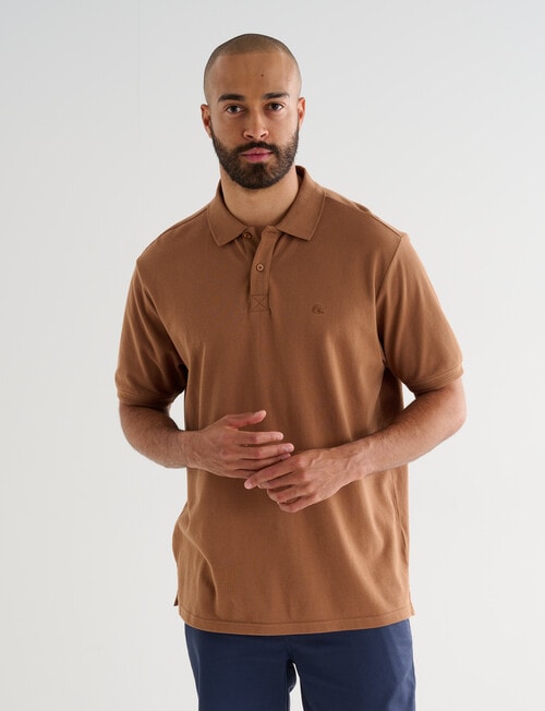 Gasoline Club Pique Polo, Honey product photo View 04 L