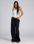Champion Champion Rochester Base Wide Leg Trackpant, Black product photo View 04 S