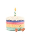 Jellycat Amuseables Rainbow Birthday Cake product photo