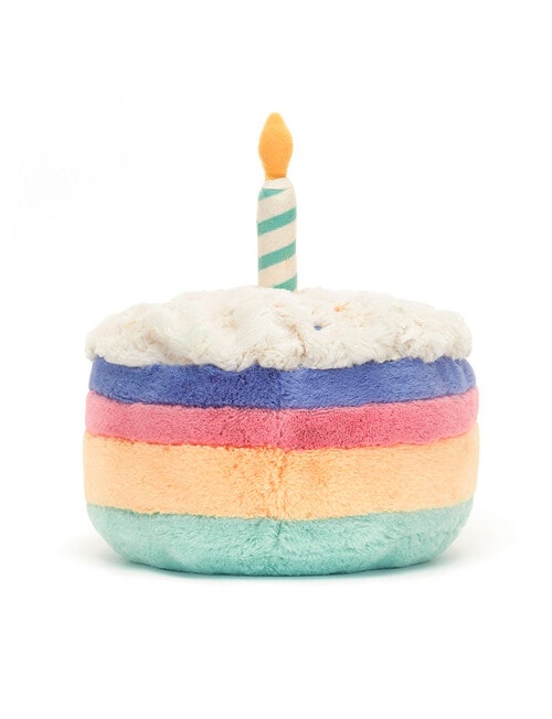 Jellycat Amuseables Rainbow Birthday Cake product photo View 03 L