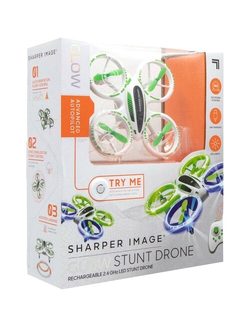 Sharper Image Remote Control Drone Stunt Glow Led 5Inch product photo View 11 L