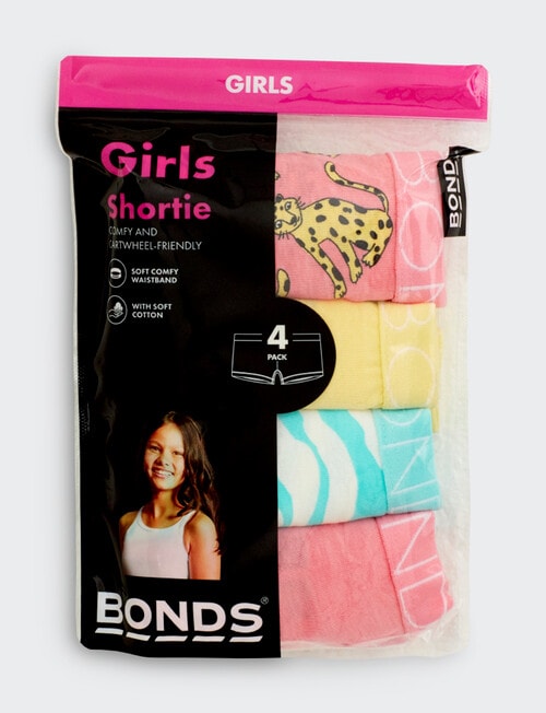 Bonds Shortie Multipacks, 4-Pack, Cheetah Chase product photo View 04 L