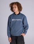 Champion Legacy Puff Short Sleeve Sweat, Steel product photo