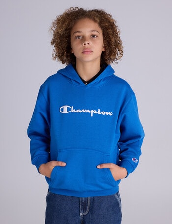Champion Puff Hoodie, Blue product photo