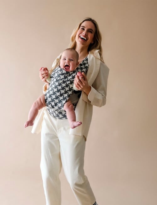 Boba Auri Baby Carrier Grey Houndstooth product photo View 08 L