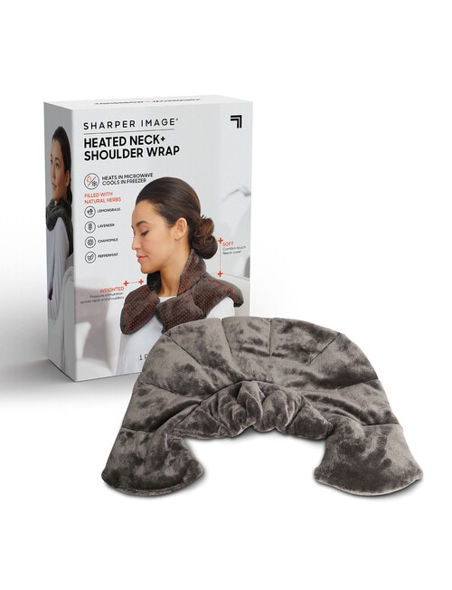 Sharper Image Neck + Shoulder Wrap, Grey product photo