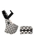 Boba Buddy Toddler Hip Carrier Grey Houndstooth product photo