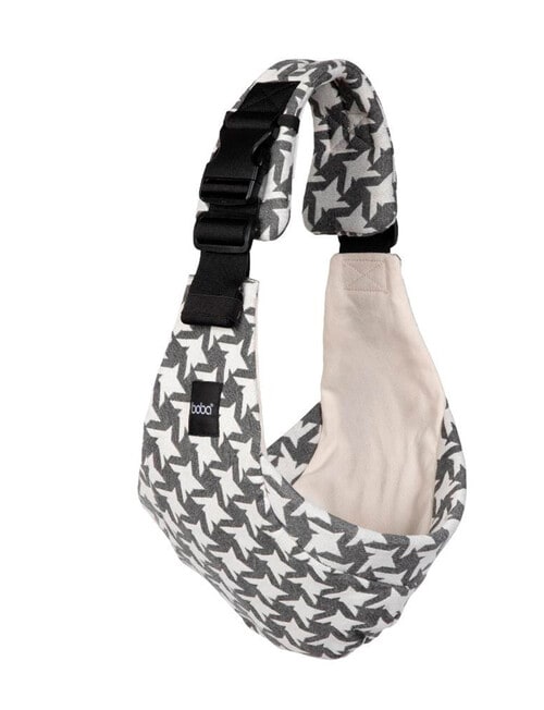 Boba Buddy Toddler Hip Carrier Grey Houndstooth product photo View 04 L