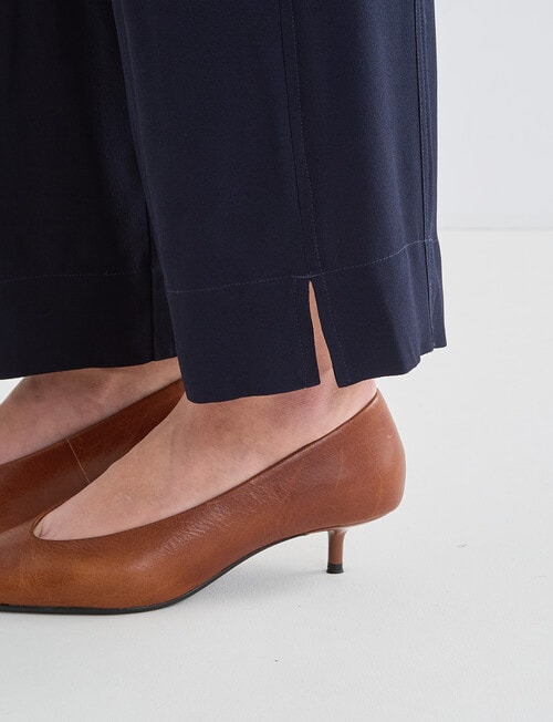 Jigsaw Kagiso Viscose Pant, Navy product photo View 07 L