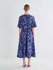 Jigsaw Mbali Trapeze Dress, Blue Print product photo View 02 S