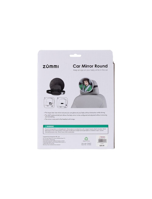 Zummi Car Mirror Round product photo View 09 L