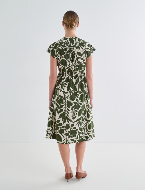 Jigsaw Palesa Dress, Moss Print product photo View 02 L