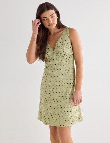 Mineral Marfa Spot Mini Dress, Seedling product photo