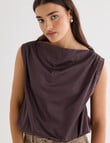 Mineral Orrin Top, Chocolate product photo View 04 S